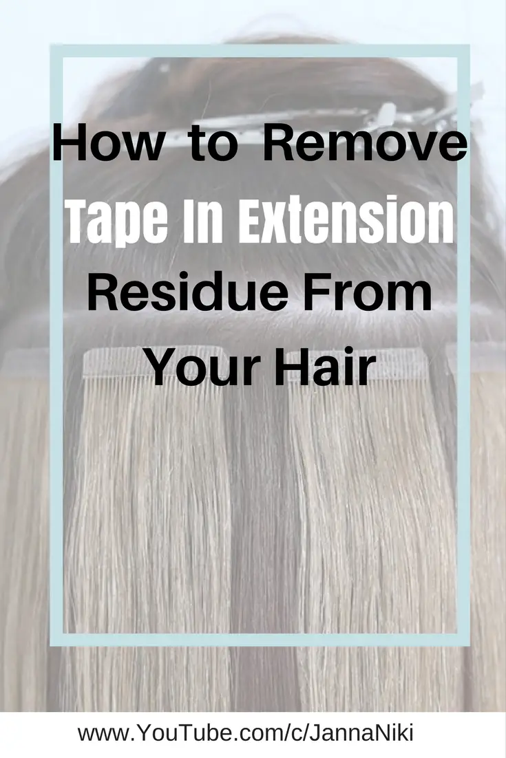 How To Get Glue Out Of Hair From Tape Extensions