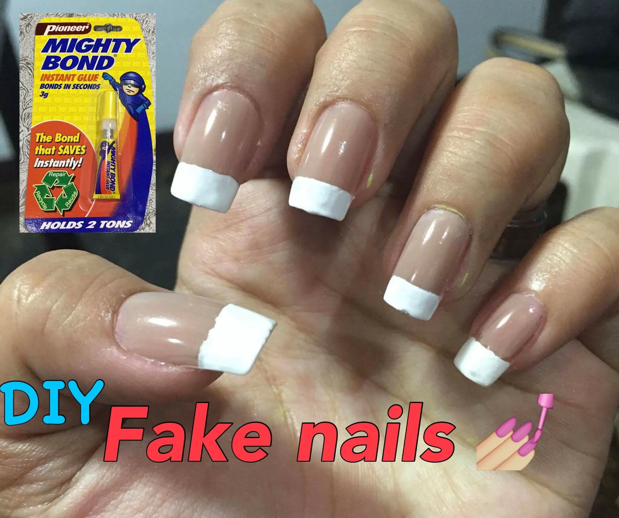 How To Glue On Nails Without Nail Glue