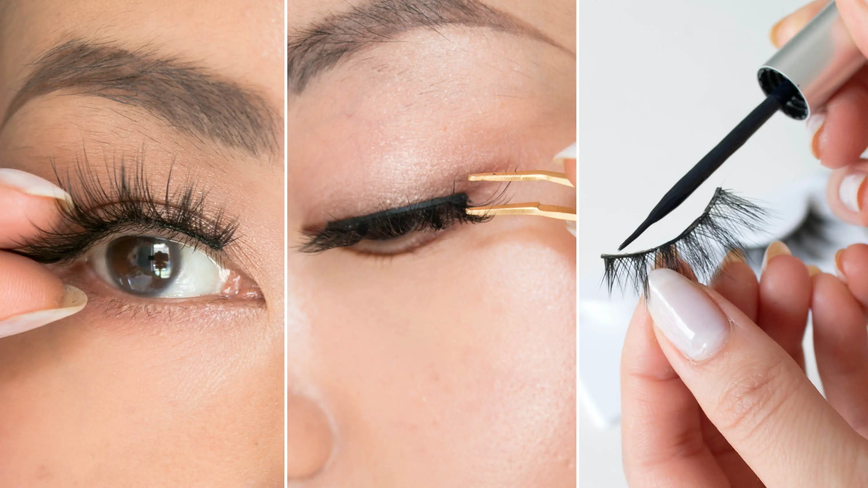 How To Put On Individual Eyelashes With Glue