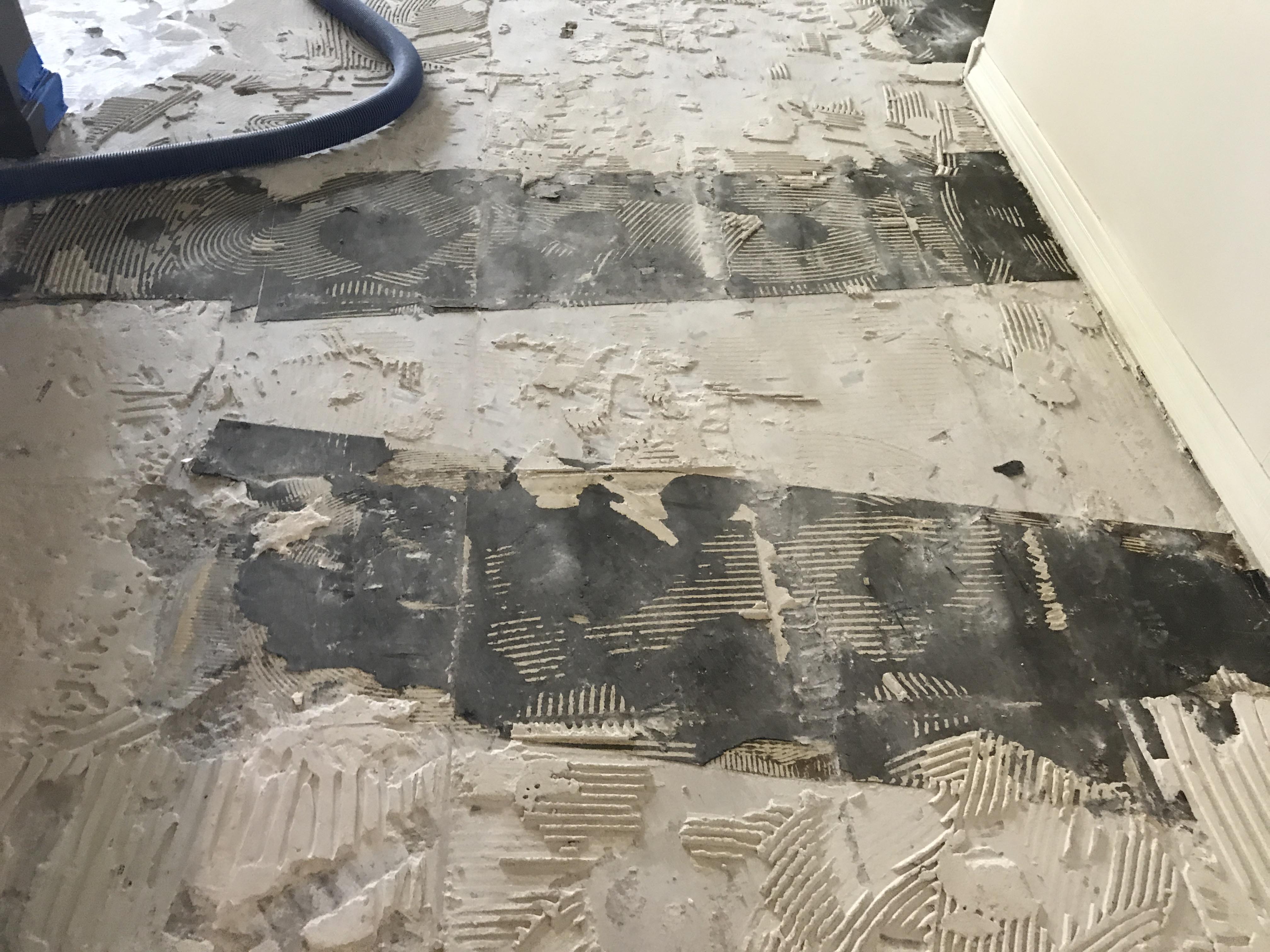 How To Remove Asbestos Tile Glue