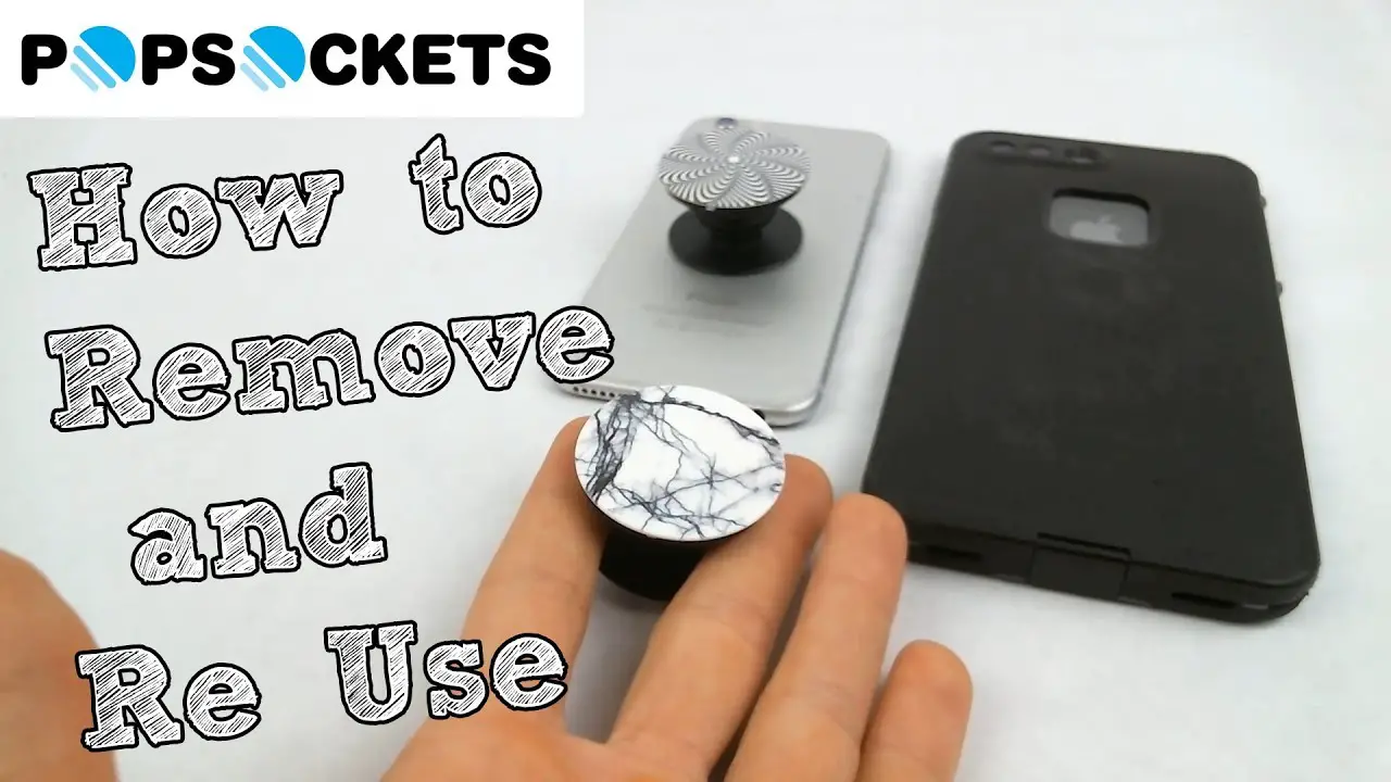 How To Remove Popsocket Adhesive From Phone Case