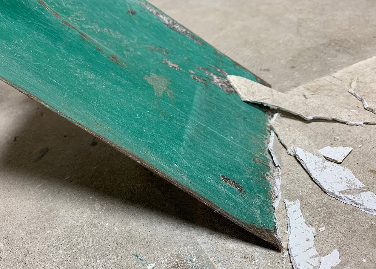 How To Remove Vinyl Adhesive From Concrete