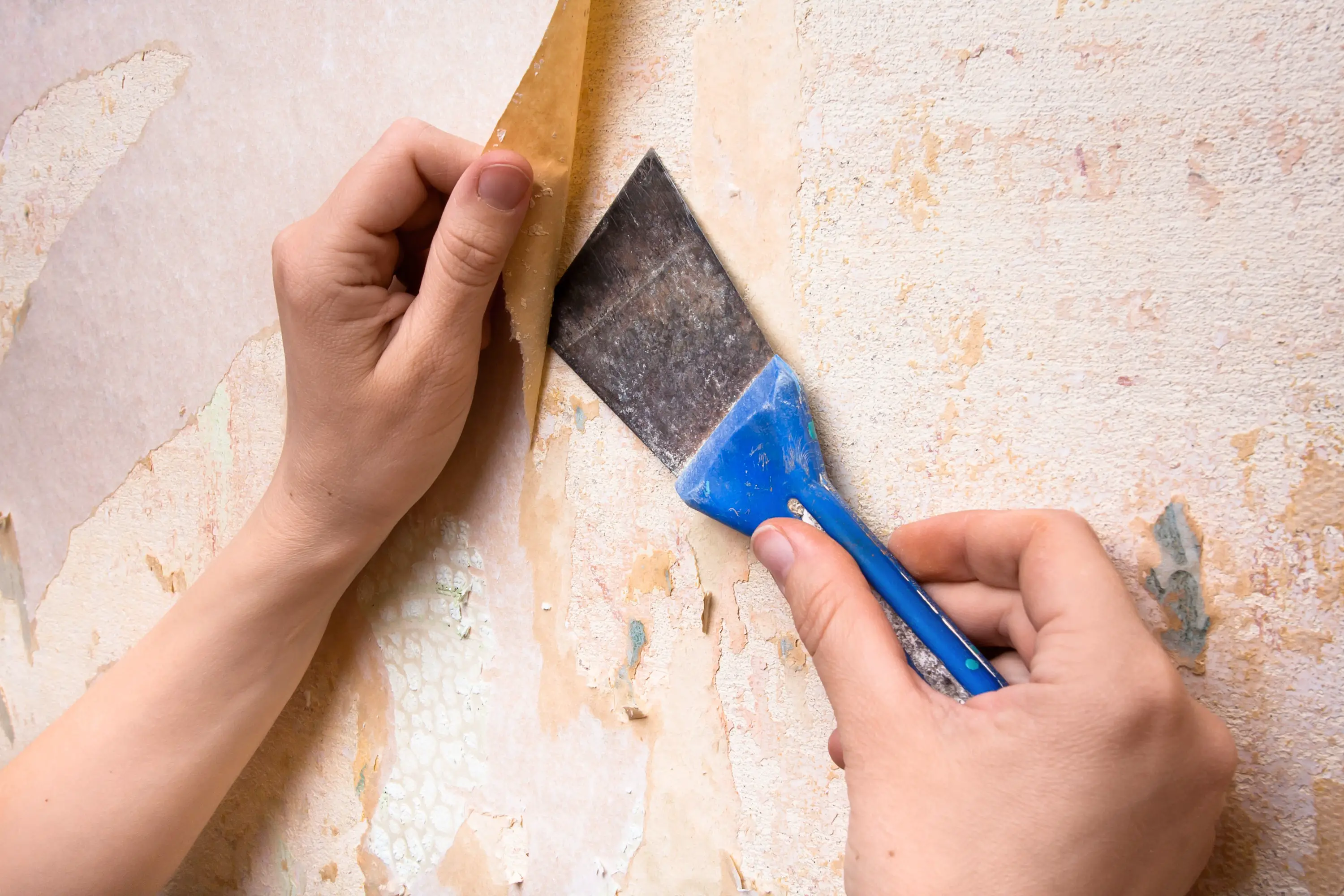 How To Remove Wallpaper Glue With Fabric Softener