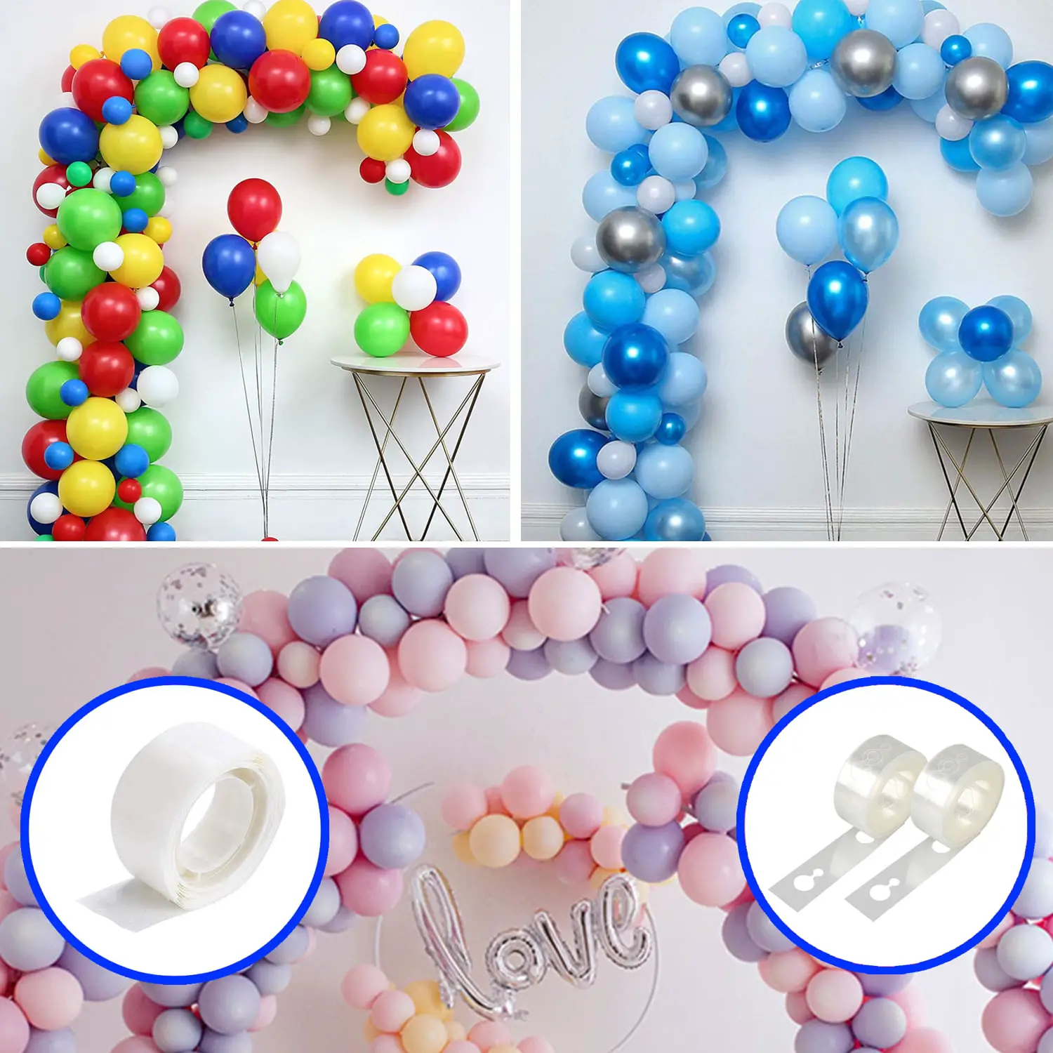 How To Use Glue Dots For Balloon Garland