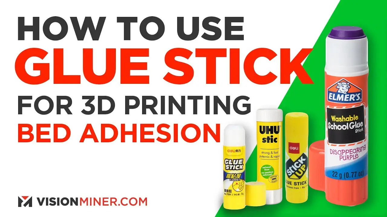 Outus 3D Printer Glue Sticks PVP Solid Glue Sticks for 3D Printer Hot Bed  Removing Printing Models(6 Pieces)