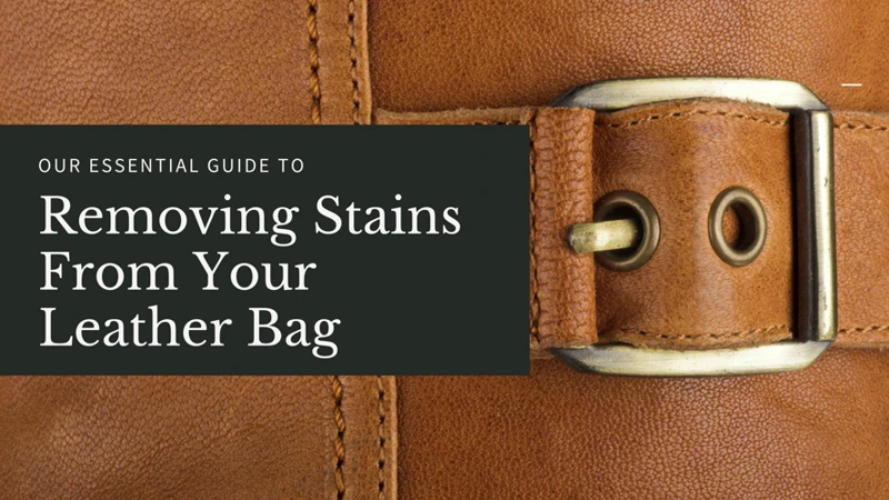 Methods For Removing Leather Stains